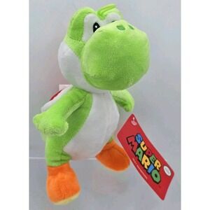 Super Mario Bros. Nintendo Green‎ Yoshi 8 Inch Stuffed Plush Toy